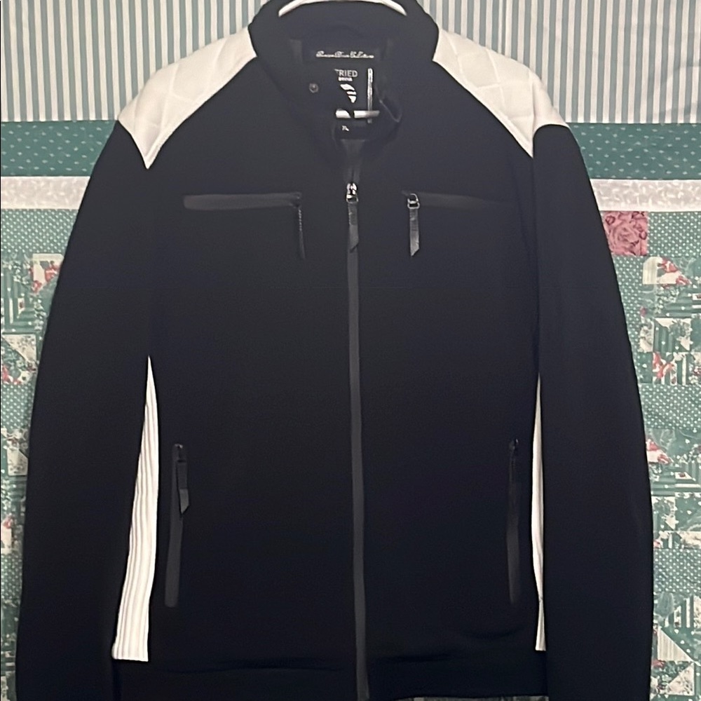 Black and White Men's Jacket